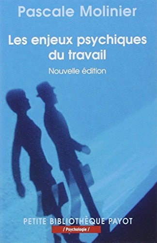 LES ENJEUX PSYCHIQUES DU TRAVAIL, de Molinier | portada del libro