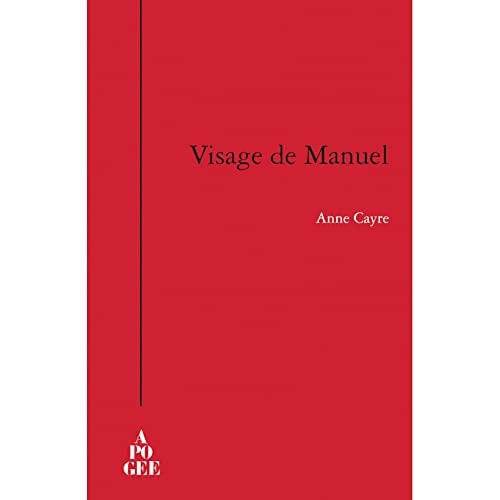 VISAGE DE MANUEL, de Anne Cayre | portada del libro