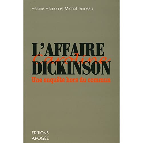 AFFAIRE DICKINSON (L'), de Hélène Hémon | portada del libro