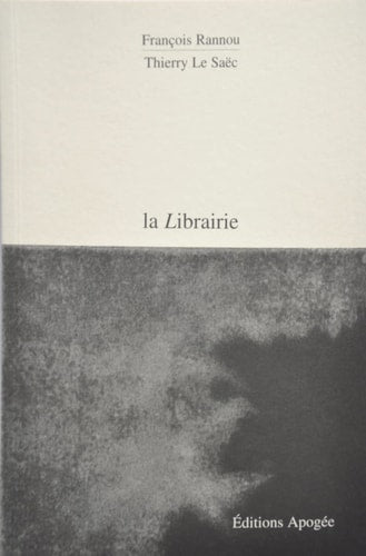 LIBRAIRIE (LA), de Marc Le Gros | portada del libro