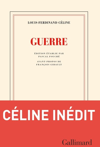 GUERRE, de Louis-Ferdinand Céline | portada del libro