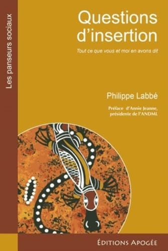 QUESTION D'INSERTION, de Philippe Labbé | portada del libro