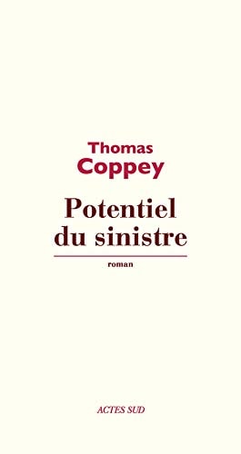 POTENTIEL DU SINISTRE, de Thomas Coppey | portada del libro