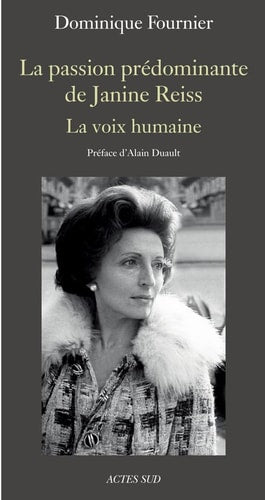 LA PASSION PREDOMINANTE DE JANINE REISS, de Dominique Fournier | portada del libro
