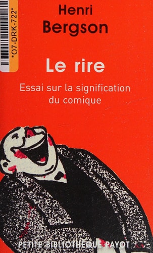 LE RIRE, de Henri Bergson | portada del libro