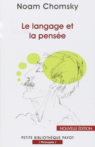 LE LANGAGE ET LA PENSEE, de Noam Chomsky | portada del libro