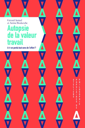 AUTOPSIE DE LA VALEUR TRAVAIL, de Gérard Amicel | portada del libro