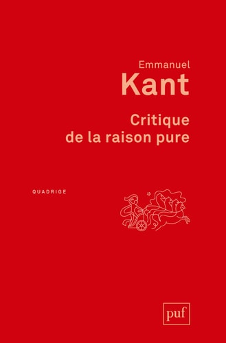 RITIQUE DE LA RAISON PURE, de Immanuel Kant | portada del libro