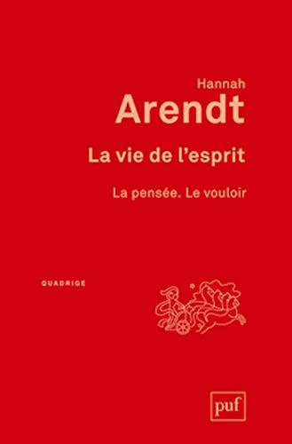 A VIE DE L'ESPRIT, de Hannah Arendt | portada del libro