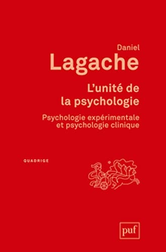 'UNITE DE LA PSYCHOLOGIE, de Daniel Lagache | portada del libro