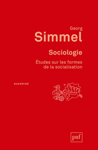 OCIOLOGIE. ETUDES SUR LES FORMES DE LA, de Georg Simmel | portada del libro