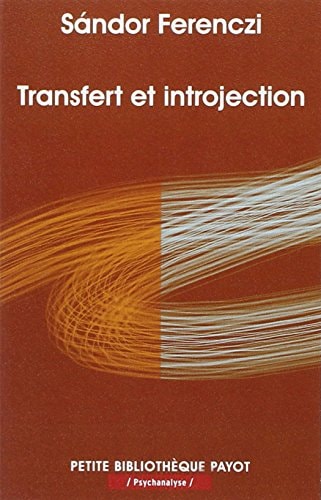 TRANSFERT ET INTROJECTION, de Sándor Ferenczi | portada del libro