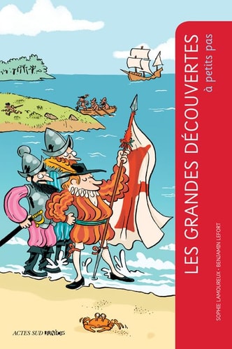 LES GRANDES DECOUVERTES A PETITS PAS, de Sophie Lamoureux | portada del libro