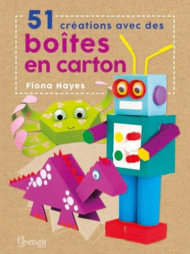 51 CREATIONS AVEC DES BOITES EN CARTON, de Fiona Hayes | portada del libro
