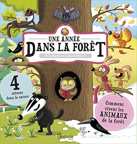 UNE ANNEE DANS LA FORET, de Petra Bartíková | portada del libro