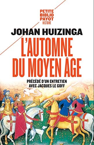 LAUTOMNE DU MOYEN AGE, de Johan Huizinga | portada del libro