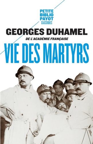 Vie des martyrs, de Georges Duhamel | portada del libro