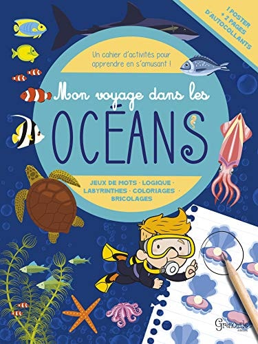 MON VOYAGE DANS LES OCEANS, de Claire Chabot | portada del libro