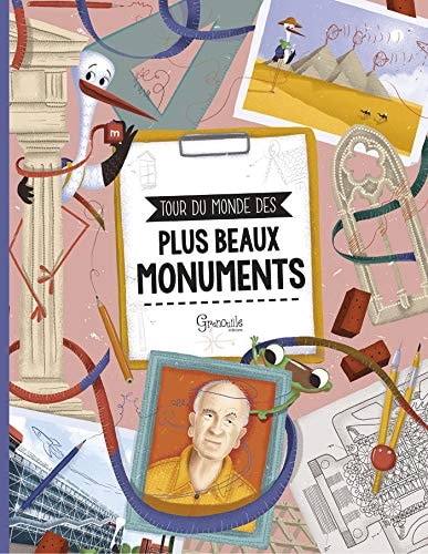 TOUR DU MONDE DES PLUS BEAUX MONUMENTS, de Štěpánka Sekaninová | portada del libro