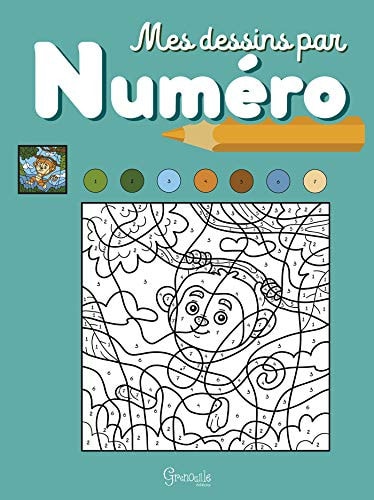 MES DESSINS PAR NUMERO, de Grenouille éditions | portada del libro