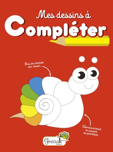 MES DESSINS A COMPLETER, de Grenouille éditions | portada del libro