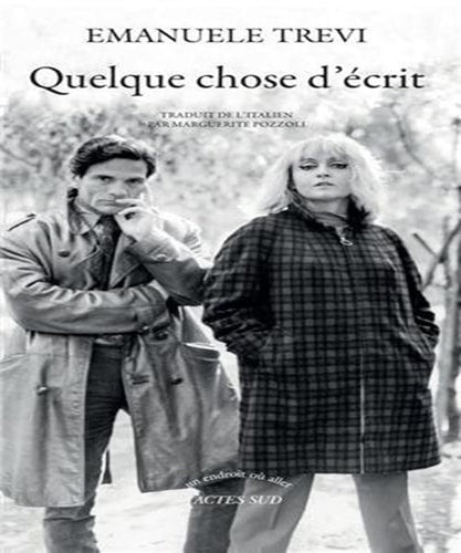 QUELQUE CHOSE DECRIT, de Emanuele Trevi | portada del libro