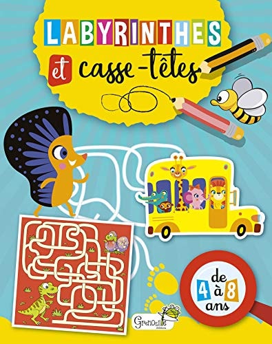 LABYRINTHES ET CASSE-TETES, de Donatella Bergamino | portada del libro
