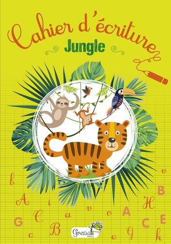 CAHIER D'ECRITURE JUNGLE, de Grenouille éditions | portada del libro