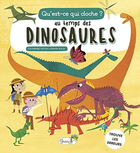 AU TEMPS DES DINOSAURES, de Catherine Veitch | portada del libro