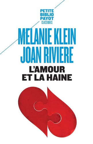 LAMOUR ET LA HAINE, de Melanie Klein | portada del libro