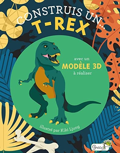CONSTRUIS UN T-REX, de Ljung kiki | portada del libro