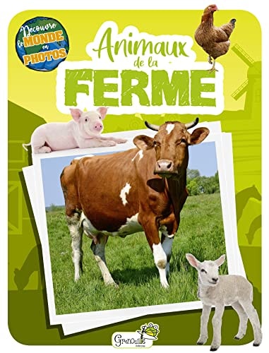 ANIMAUX DE LA FERME, de Grenouille éditions | portada del libro