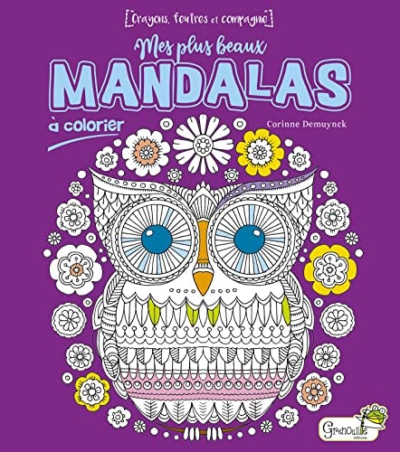 MES PLUS BEAUX MANDALAS A COLORIER, de Corinn Demuynck | portada del libro