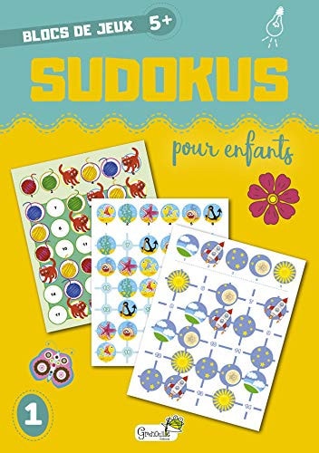 SUDOKUS POUR ENFANTS, de Grenouille éditions | portada del libro