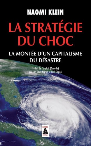 LA STRATEGIE DU CHOC, de Naomi Klein | portada del libro