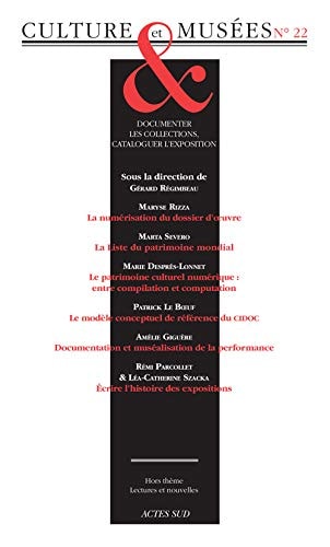 REVUE CULTURE ET MUSEES N 22, de Gérard Régimbeau | portada del libro