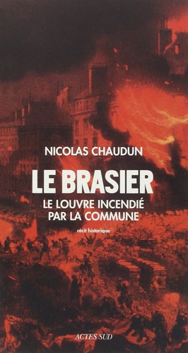 LE BRASIER, de Nicolas Chaudun | portada del libro