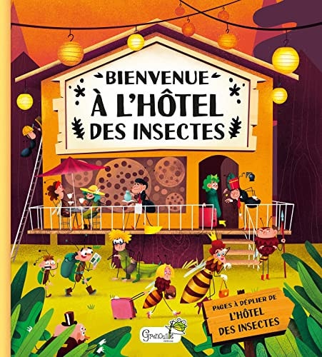 BIENVENUE A L'HOTEL DES INSECTES, de Petra Bartíková | portada del libro