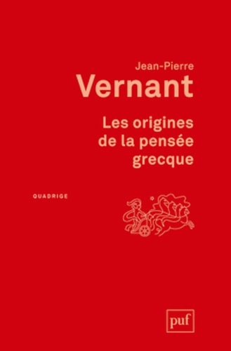 ES ORIGINES DE LA PENSEE GRECQUE, de Jean-Pierre Vernant | portada del libro