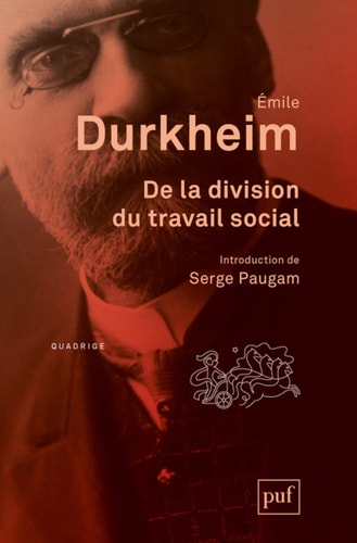 E LA DIVISION DU TRAVAIL SOCIAL, de Émile Durkheim | portada del libro