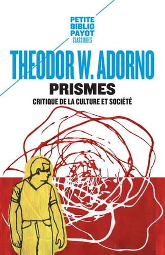 PRISMES, de Adorno | portada del libro