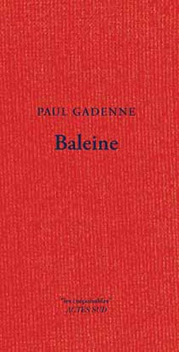 BALEINE, de Paul Gadenne | portada del libro