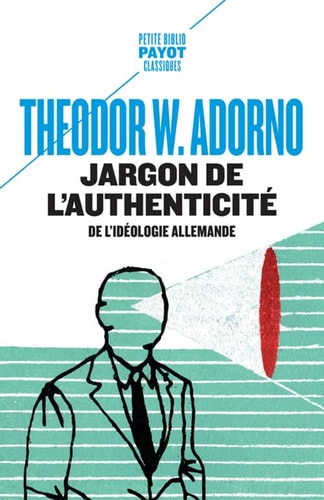 JARGON DE LAUTHENTICITE, de Theodor Wiesengrund Adorno | portada del libro