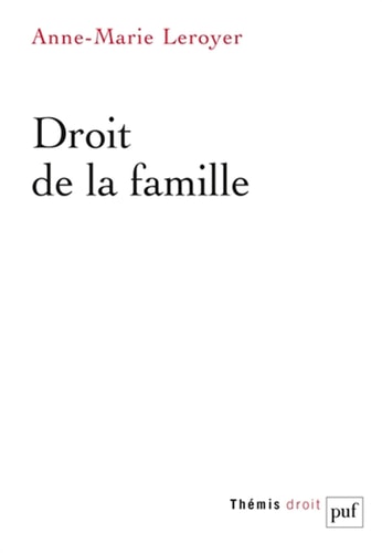 ROIT DE LA FAMILLE, de Anne-Marie Leroyer | portada del libro