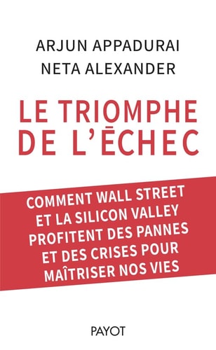 LE TRIOMPHE DE LECHEC, de Arjun Appadurai | portada del libro