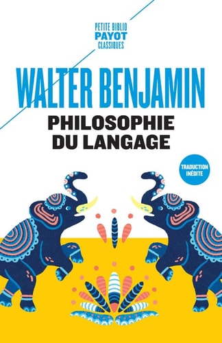 PHILOSOPHIE DU LANGAGE, de Walter Benjamin | portada del libro