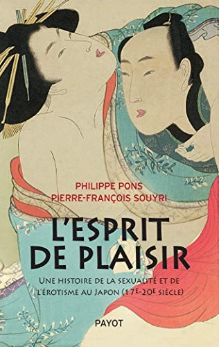 LESPRIT DE PLAISIR, de Philippe Pons | portada del libro