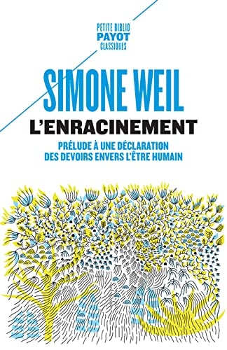 LENRACINEMENT, de Simone Weil | portada del libro
