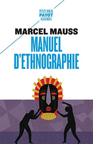 MANUEL DETHNOGRAPHIE, de Marcel Mauss | portada del libro