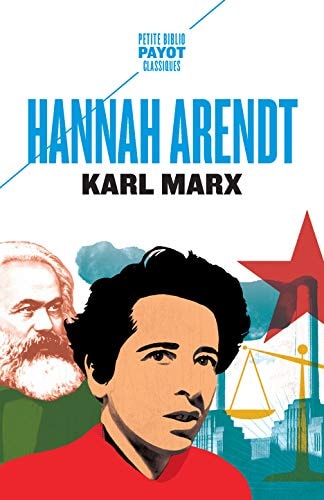 KARL MARX, de Hannah Arendt | portada del libro